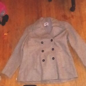 Gray Trench Coat in Gray XL Old Navy